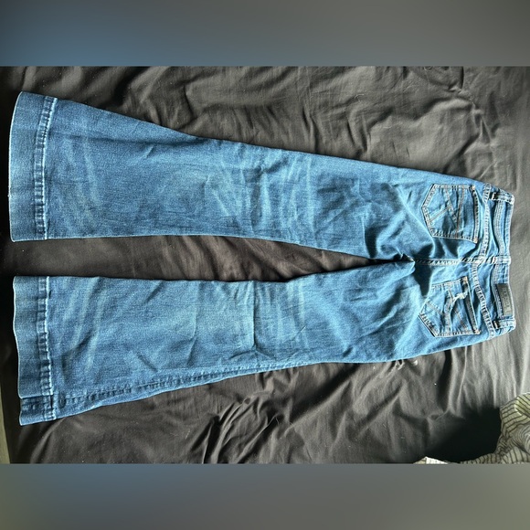 Rock and roll denim high rise trousers, 25x32 - Picture 3 of 7